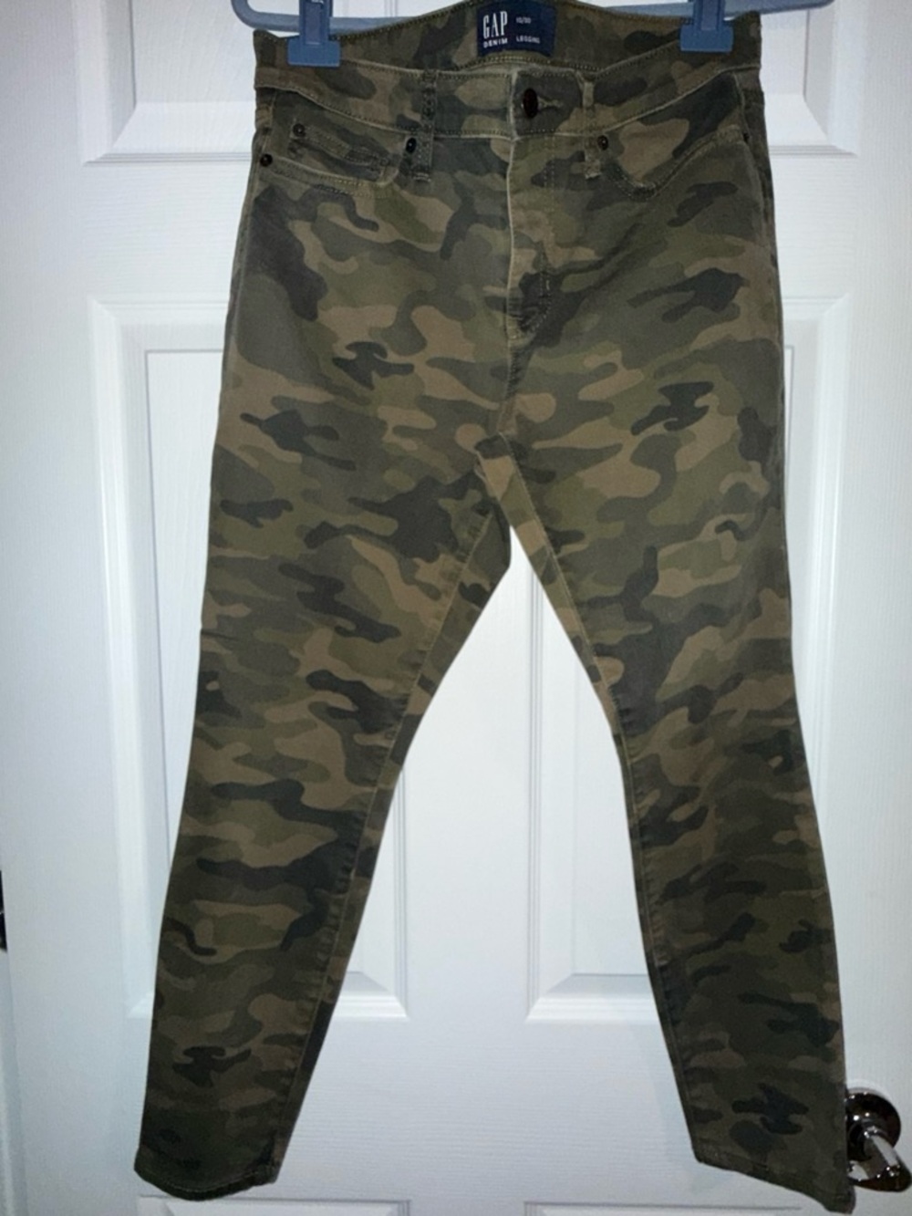 GAP Slim Camo Jeans - Olive Green Camouflage